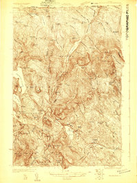 Island Pond 1924 topographic map thumbnail