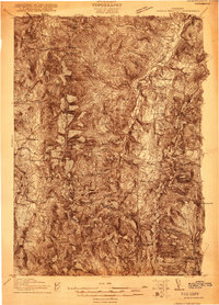 Lincoln Mountain 1920 topographic map thumbnail