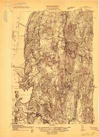 Milton 1913 topographic map thumbnail