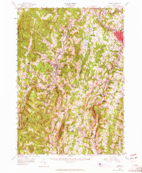 Barre topographic map thumbnail