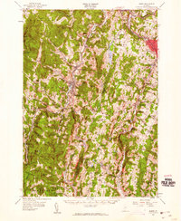 Barre 1957 topographic map preview