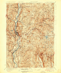 Bellows Falls 1930 topographic map thumbnail