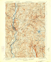 Bellows Falls 1930 topographic map thumbnail