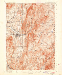 Bennington 1898 topographic map thumbnail