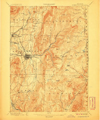 Bennington 1898 topographic map thumbnail
