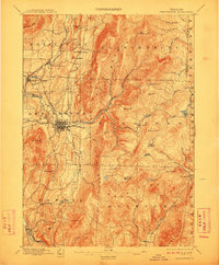 Bennington 1898 topographic map thumbnail
