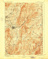 Bennington 1898 topographic map preview