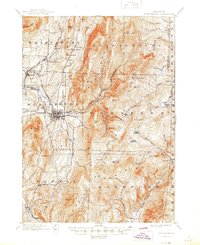 Bennington 1898 topographic map preview