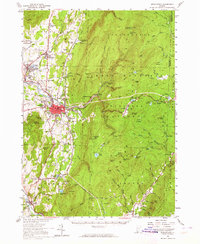 Bennington 1954 topographic map thumbnail