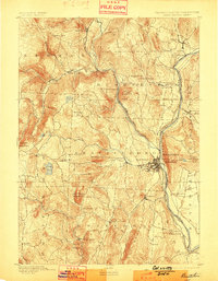 Brattleboro 1893 topographic map thumbnail