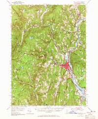 Brattleboro 1954 topographic map thumbnail