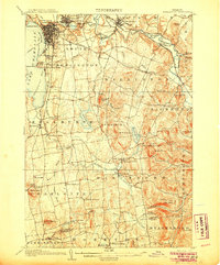 Burlington 1906 topographic map thumbnail