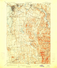 Burlington 1906 topographic map thumbnail