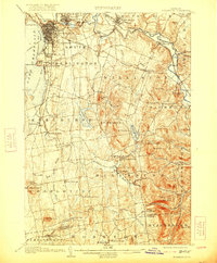 Burlington 1906 topographic map thumbnail