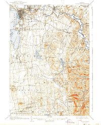 Burlington 1906 topographic map thumbnail