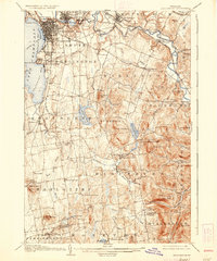 Burlington 1906 topographic map thumbnail