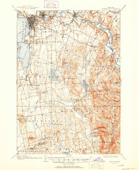 Burlington 1906 topographic map thumbnail