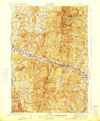 Camels Hump 1924 topographic map thumbnail