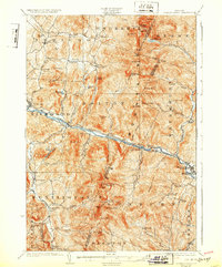 Camels Hump 1924 topographic map thumbnail