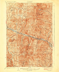 Camels Hump 1924 topographic map thumbnail