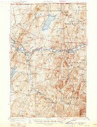 Enosburg Falls 1924 topographic map thumbnail