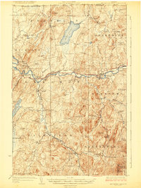 Enosburg Falls 1924 topographic map thumbnail