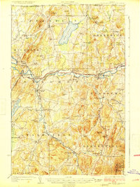 Enosburg Falls 1924 topographic map thumbnail