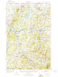 Enosburg Falls 1953 topographic map thumbnail