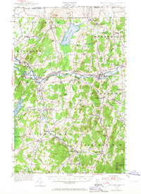 Enosburg Falls 1953 topographic map thumbnail