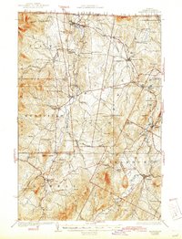 Irasburg 1925 topographic map thumbnail