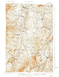 Irasburg 1925 topographic map thumbnail