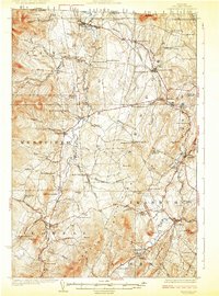 Irasburg 1925 topographic map thumbnail
