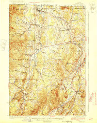 Irasburg 1925 topographic map thumbnail