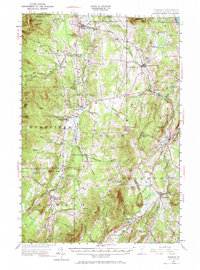 Irasburg 1953 topographic map thumbnail