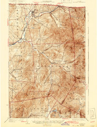 Jay Peak 1925 topographic map thumbnail
