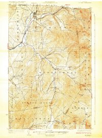 Jay Peak 1925 topographic map thumbnail