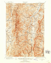 Lincoln Mountain 1919 topographic map thumbnail