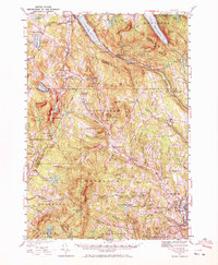 Lyndonville 1951 topographic map thumbnail