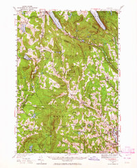 Lyndonville 1951 topographic map thumbnail