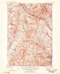 Lyndonville 1951 topographic map thumbnail