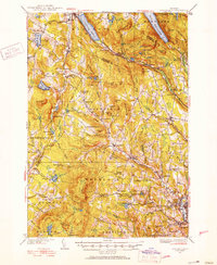 Lyndonville 1951 topographic map thumbnail