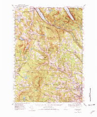 Lyndonville 1951 topographic map thumbnail