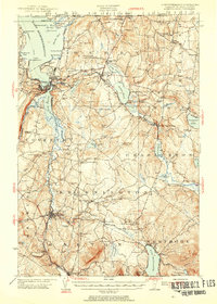 Memphremagog 1953 topographic map thumbnail