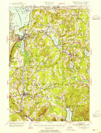 Memphremagog 1953 topographic map thumbnail