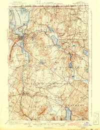 Memphremagog 1925 topographic map thumbnail