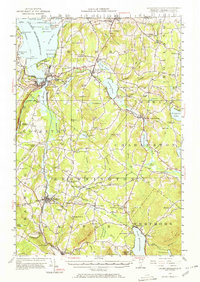 Memphremagog 1953 topographic map thumbnail