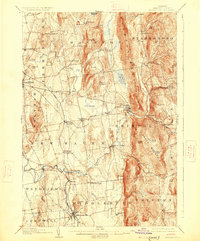 Middlebury 1905 topographic map thumbnail