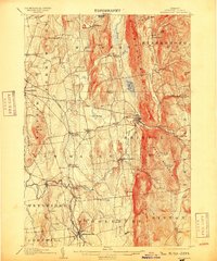 Middlebury 1905 topographic map thumbnail