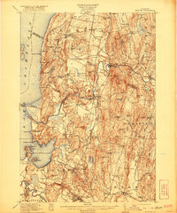 Milton 1915 topographic map thumbnail