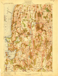 Milton 1915 topographic map thumbnail